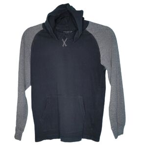 Wrangler Raglan Long Sleeve Hooded Shirt Boys Large 10-12